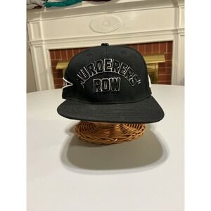 Pro Standard New York Yankees Leather Murderers Row 1927 Snapback Hat Black